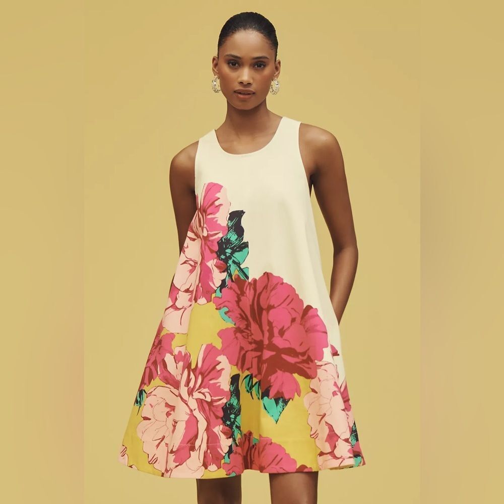 New Anthropologie The Keiko Mini Dress by Maeve Size M